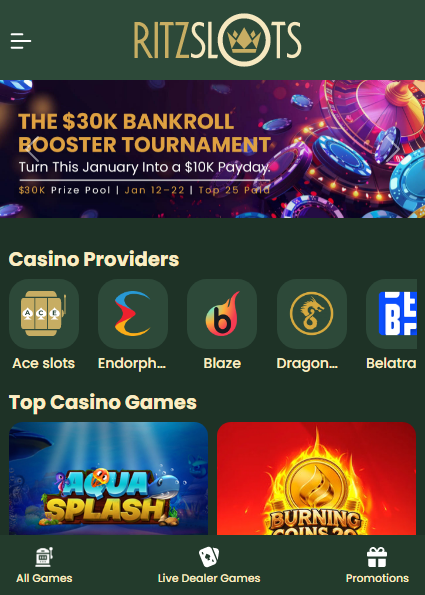 Ritz Slots Casino Mobile screenshot